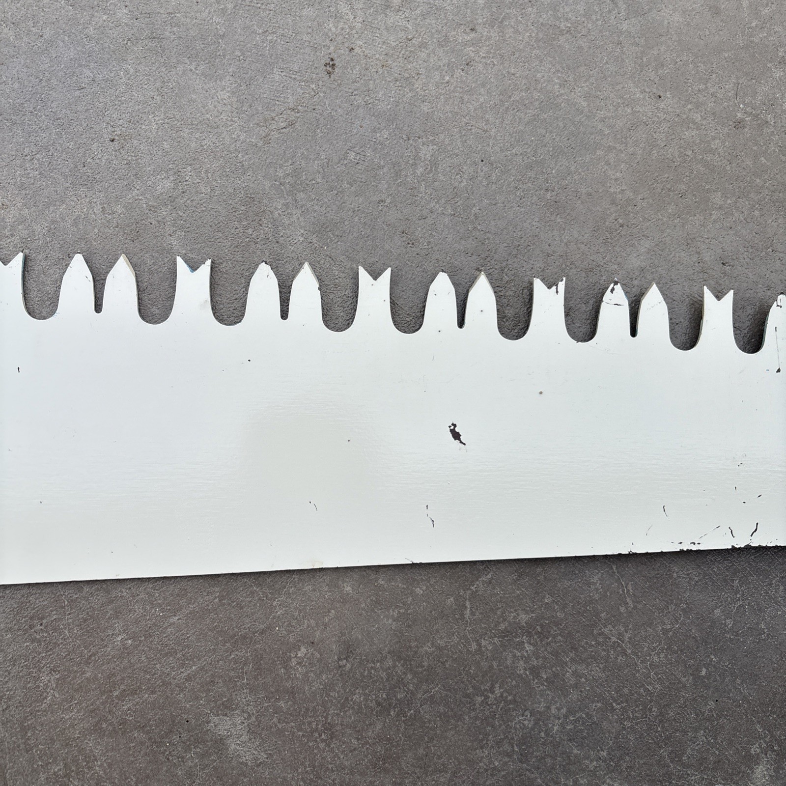 5’6″ Hand Painted 2 Man 2 Handle Crosscut Saw Folk Art Country Farm Amish Barn
