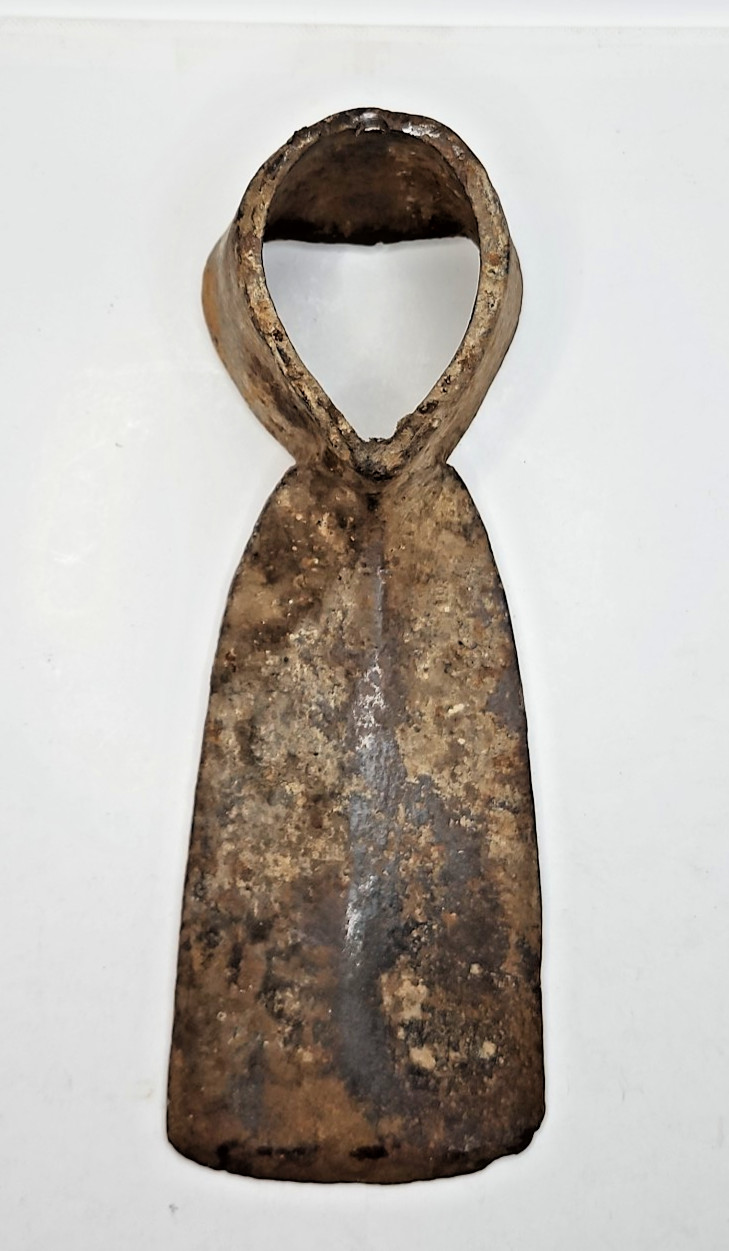 Vintage Forged Grub Hoe Head – Adze Hoe / Grub Axe Tool – Primitive Farm Tool