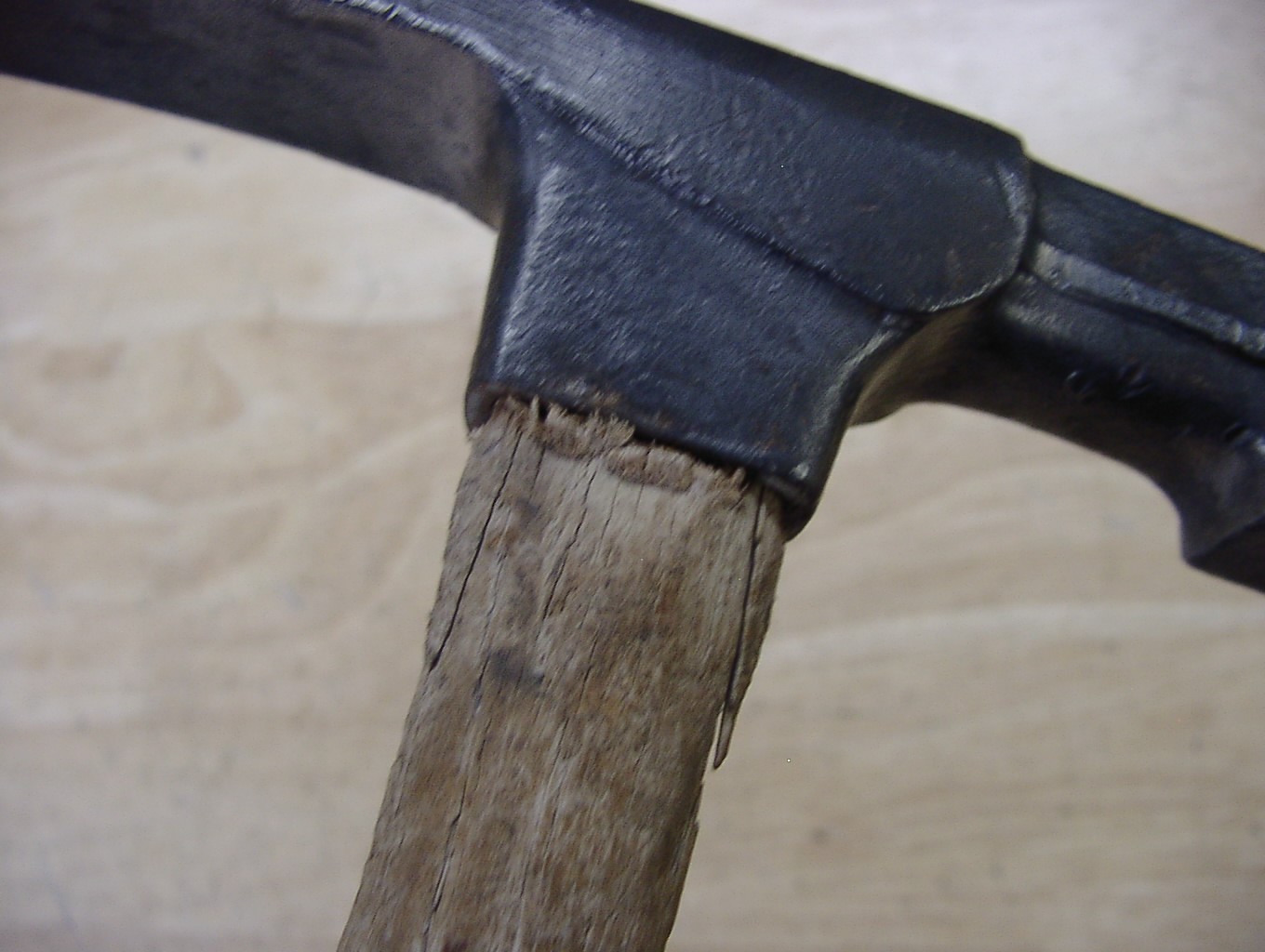 Vntg Unbranded 1lb. 12oz Masons Hammer,Geologist,Rockhound,7-15/16″ Head,VGC