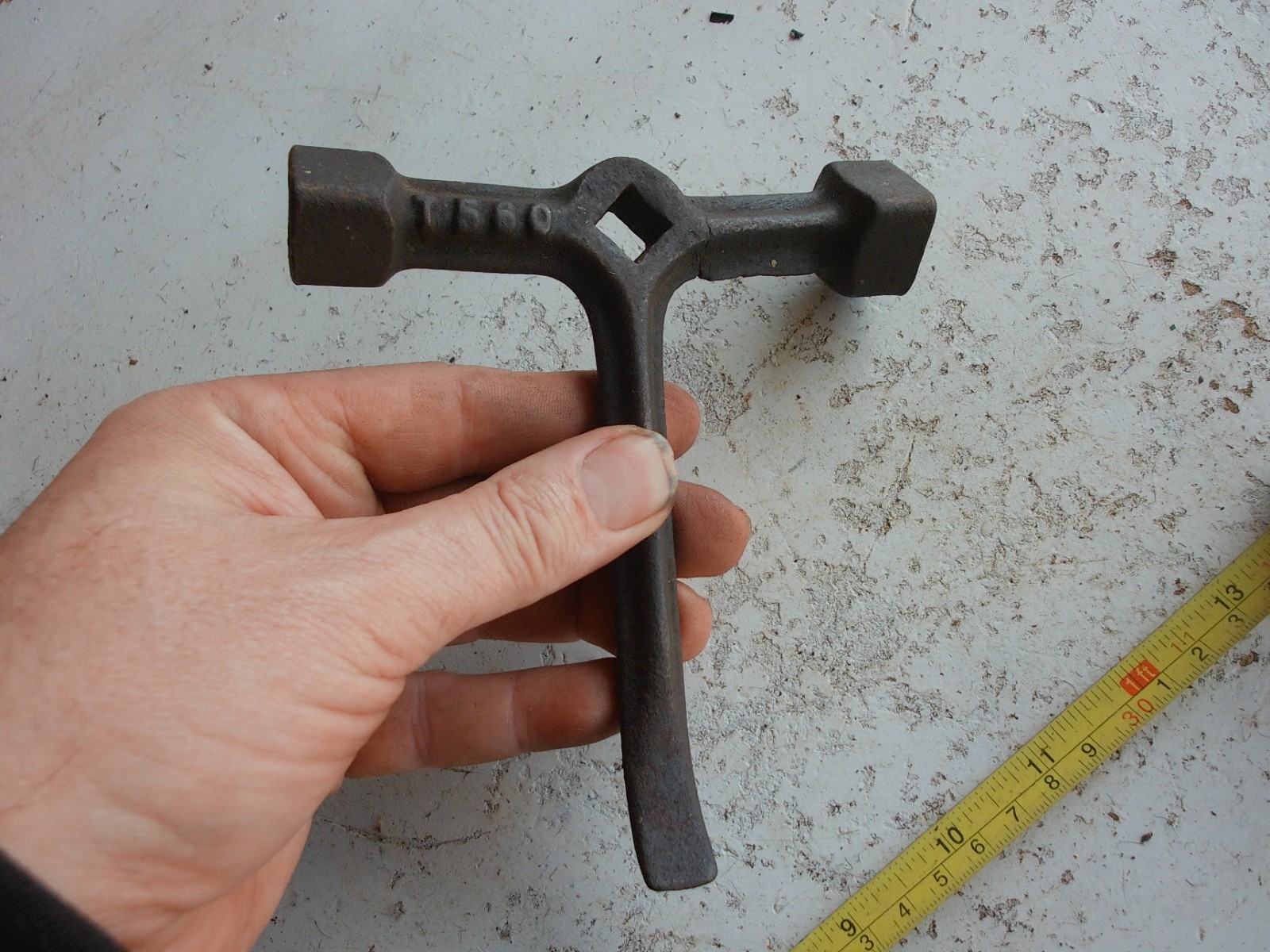 Antique Farm Implement Buggy Wrench Tool T560 Lot 25-41-V-G
