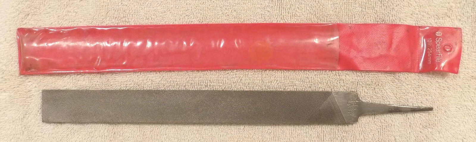 10″ (254mm) SpearFile 1/2 Round Double-Sided File – USED – FREE SHIPPING