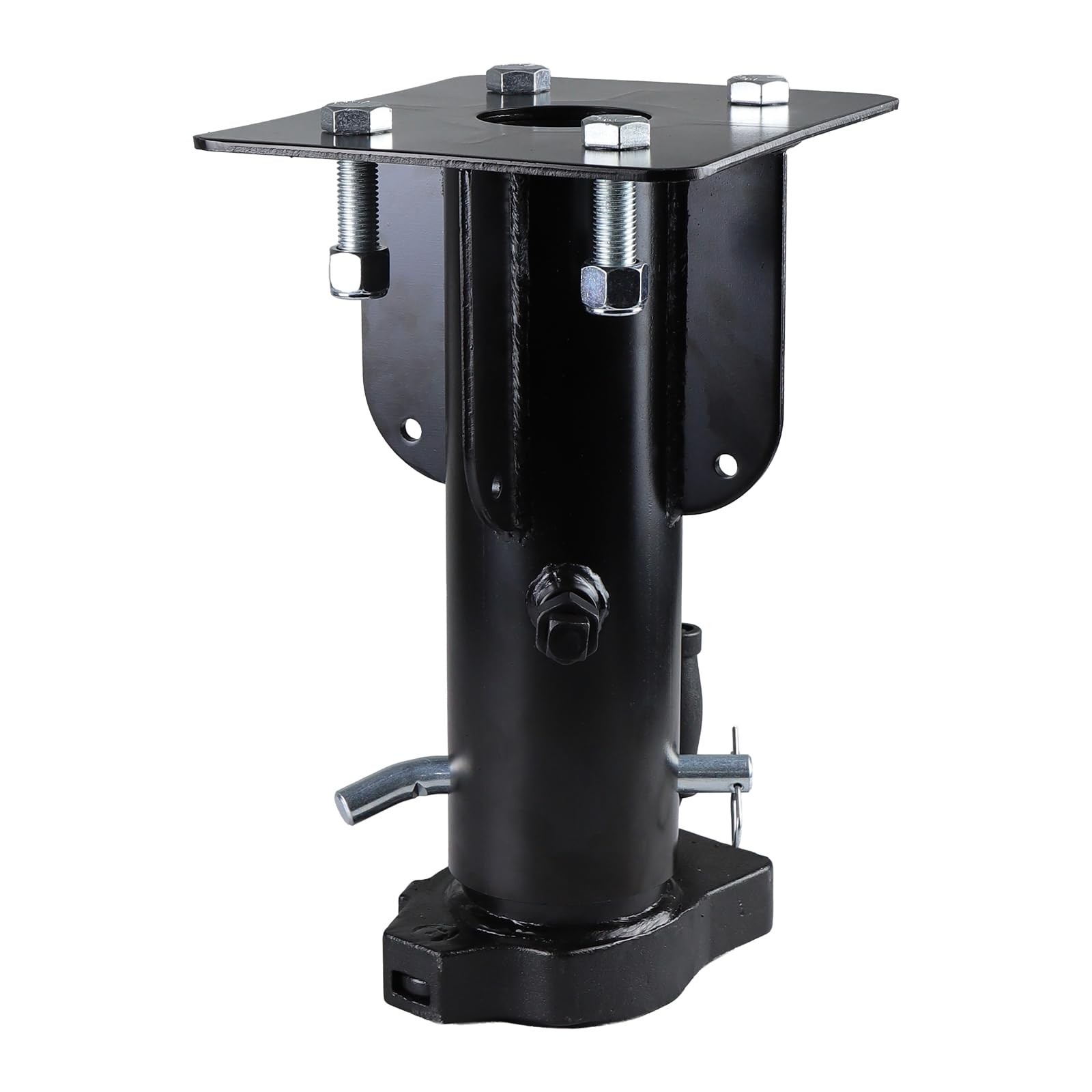 Adjustable 5th Wheel to Gooseneck Adapter Hitch, 15″–21″ Height, 2-5/16″ Ball…