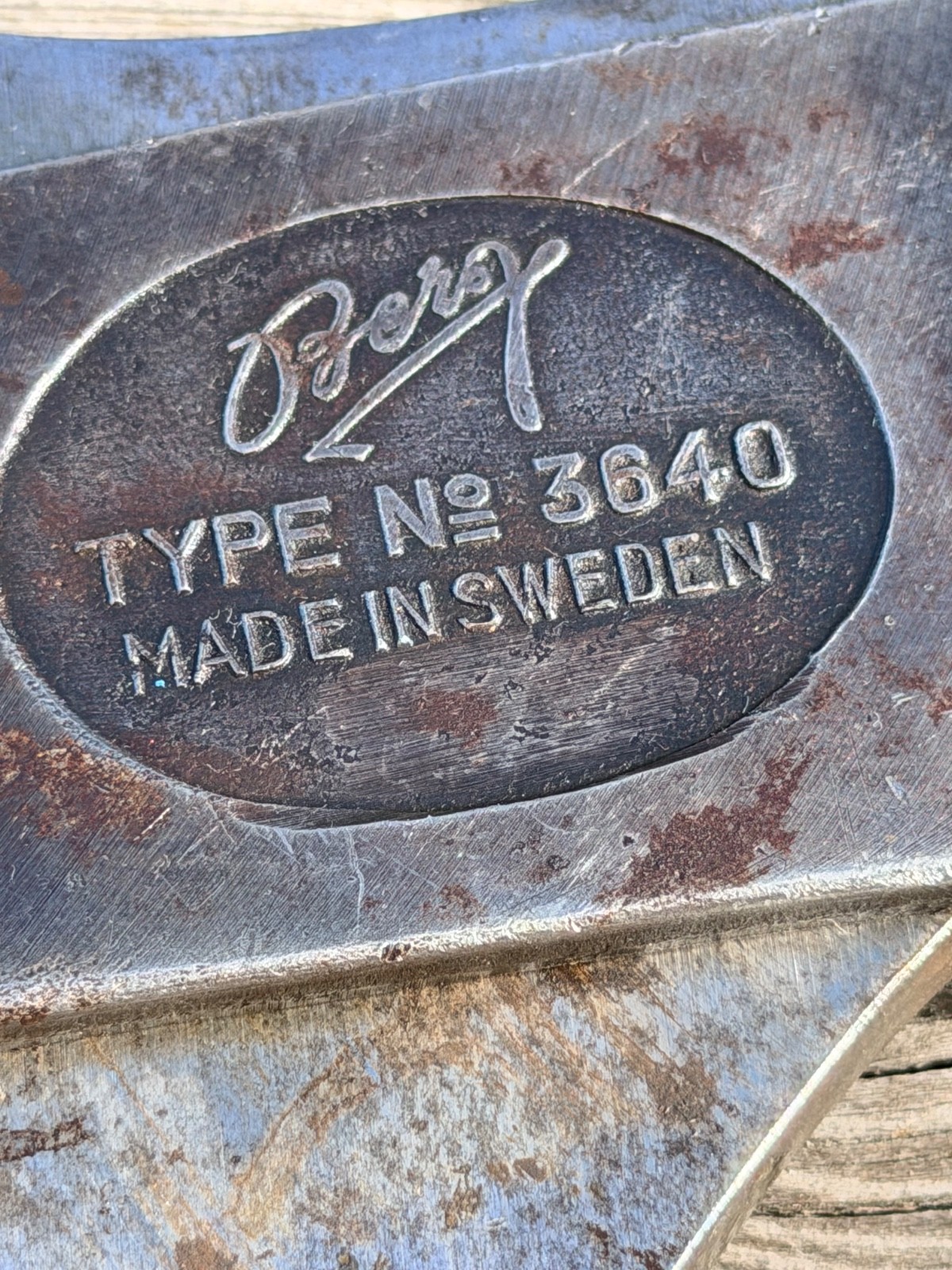 Vintage E.A. Berg Eskilstuna Sweden Pipe Cutter Type 3640 Industrial Tool 2kg