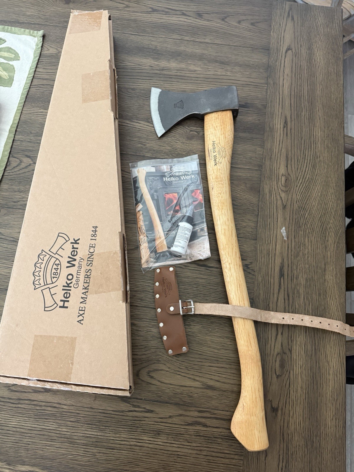 Helko Werk Traditional Black Forest Woodworker Axe