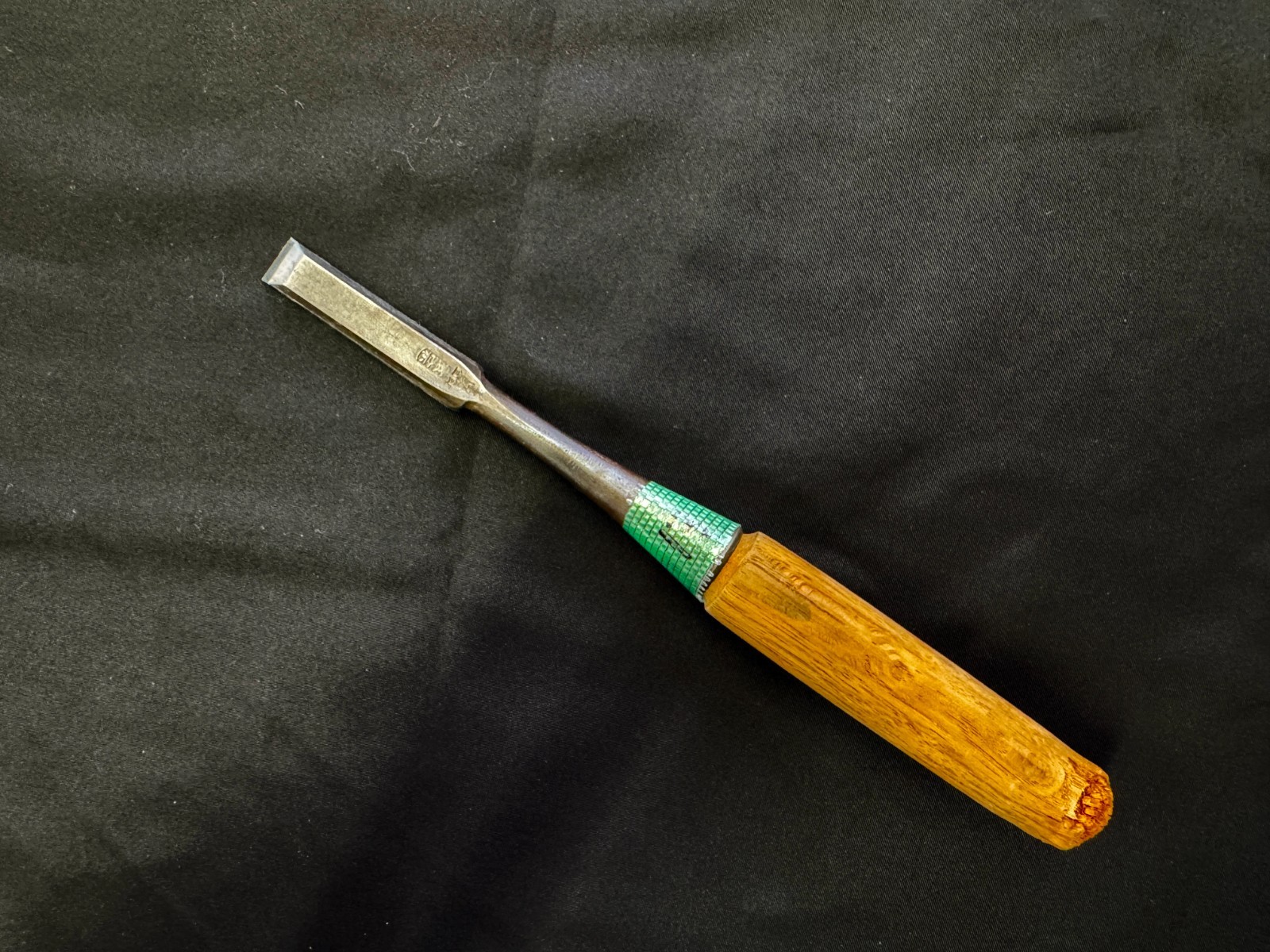 Vintage Japanese Nomi Chisel Used By Japanese Carpenter Showa Era Sharp Tool 13
