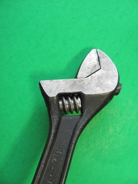 VINTAGE CRESCENT CRESTOLOY 6″ BLACK OXIDE ADJUSTABLE WRENCH USA