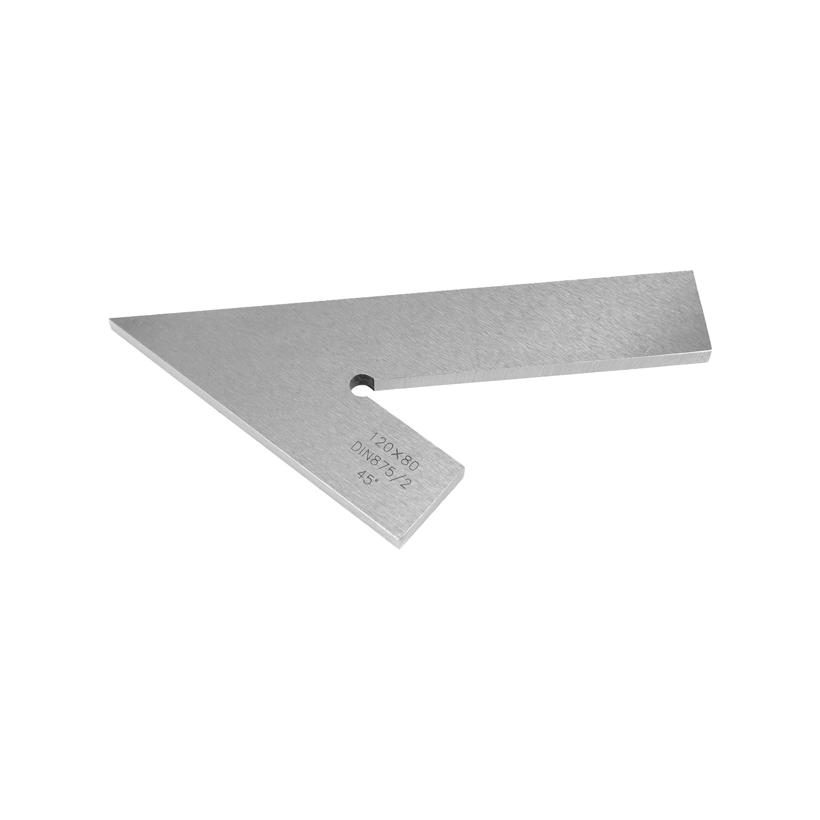 T Tulead 45 Degree Machinist Square 4.72″×3.15″ Steel 4.72″×3.15″, Silver