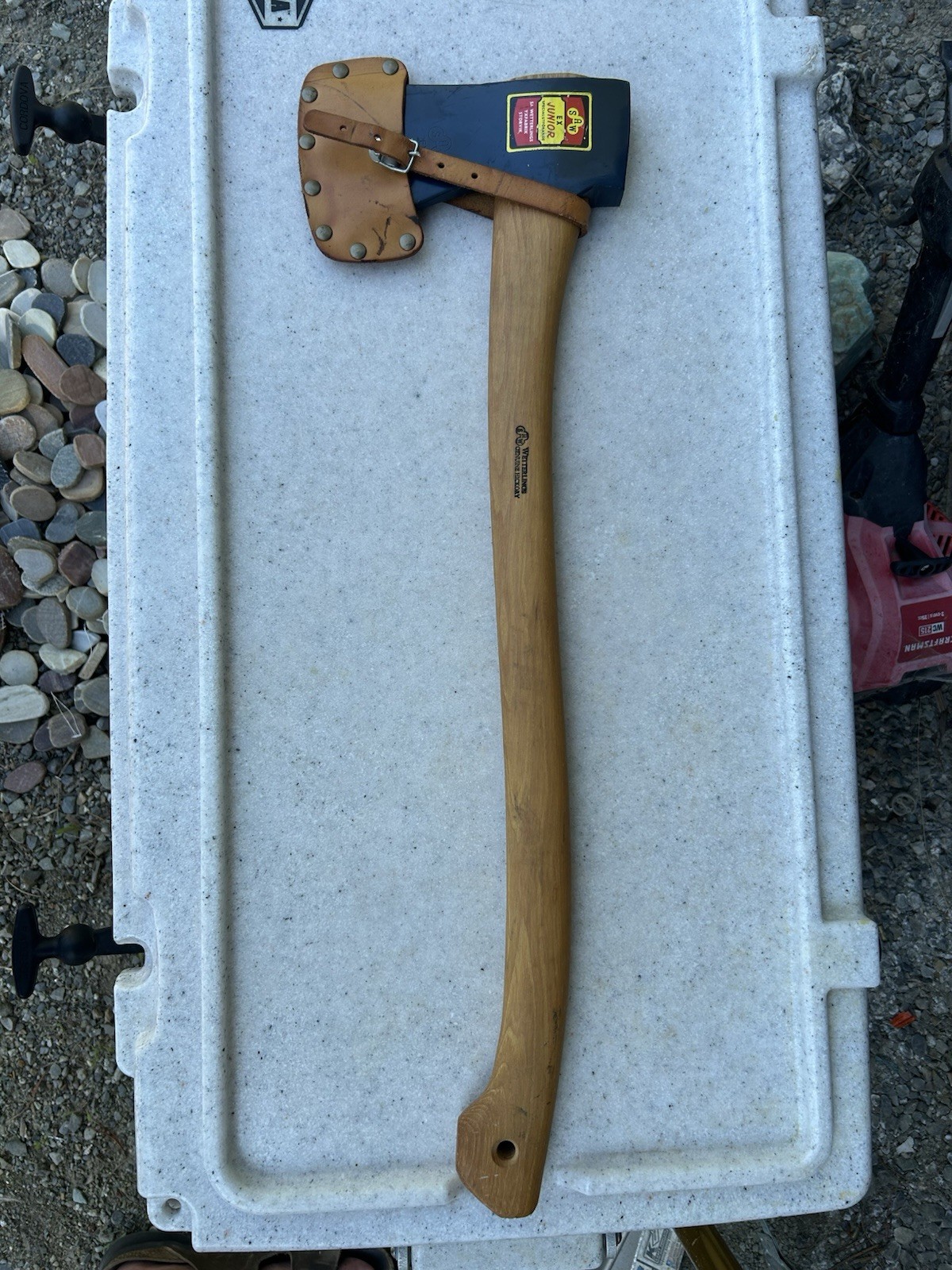 NOS Wetterlings EX steel turpentine Boys Axe Made In Sweden RARE with sheath