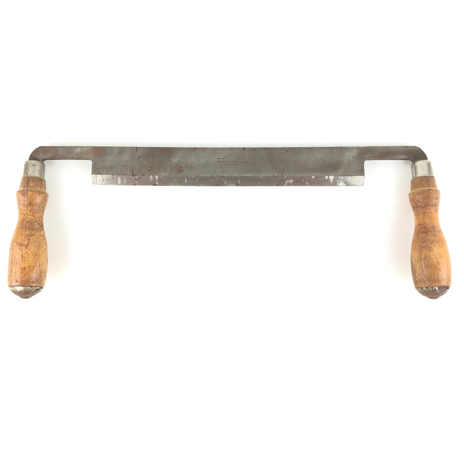 Greenlee Antique Collectible 10″ Draw Knife Spokeshave Woodworking Tool Rockford