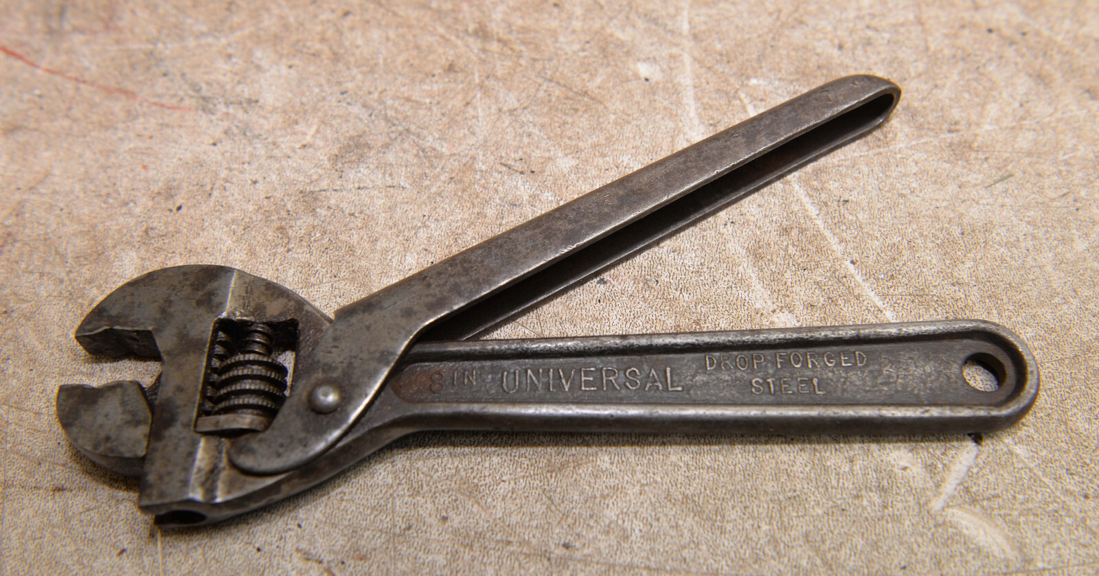 Rare Universal Wrench Co Detroit USA Windsor Canada patent 1919 adjustable tool