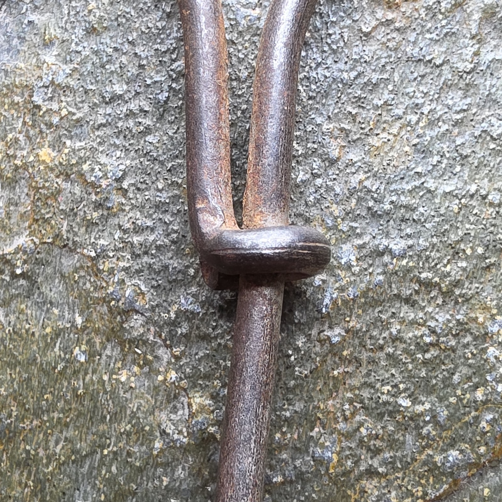 Vintage Original Wire Loop Handle Pocket Flathead Screwdriver Tool