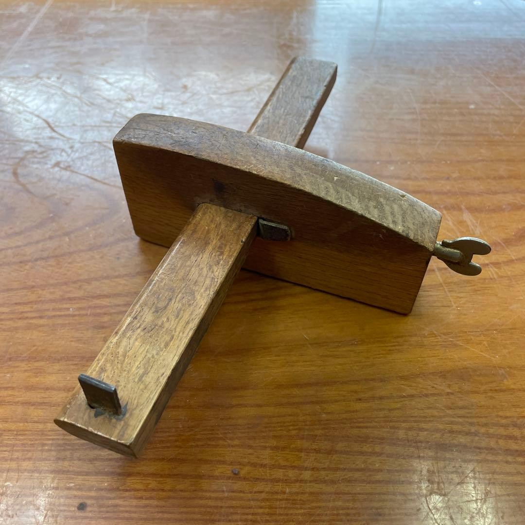 Showa Retro Marking Gauge Woodworking Tool Calibrating Gauge Vintage Hand Tool