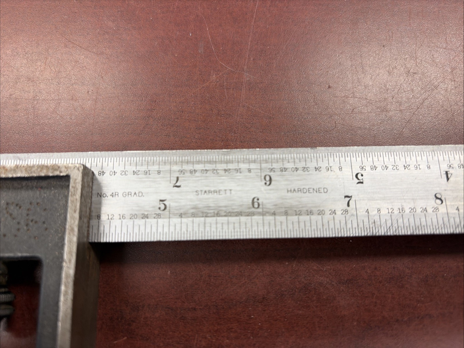 Vintage L S Starrett No 4 RGRAD – 12″ Combination Square Tool Level