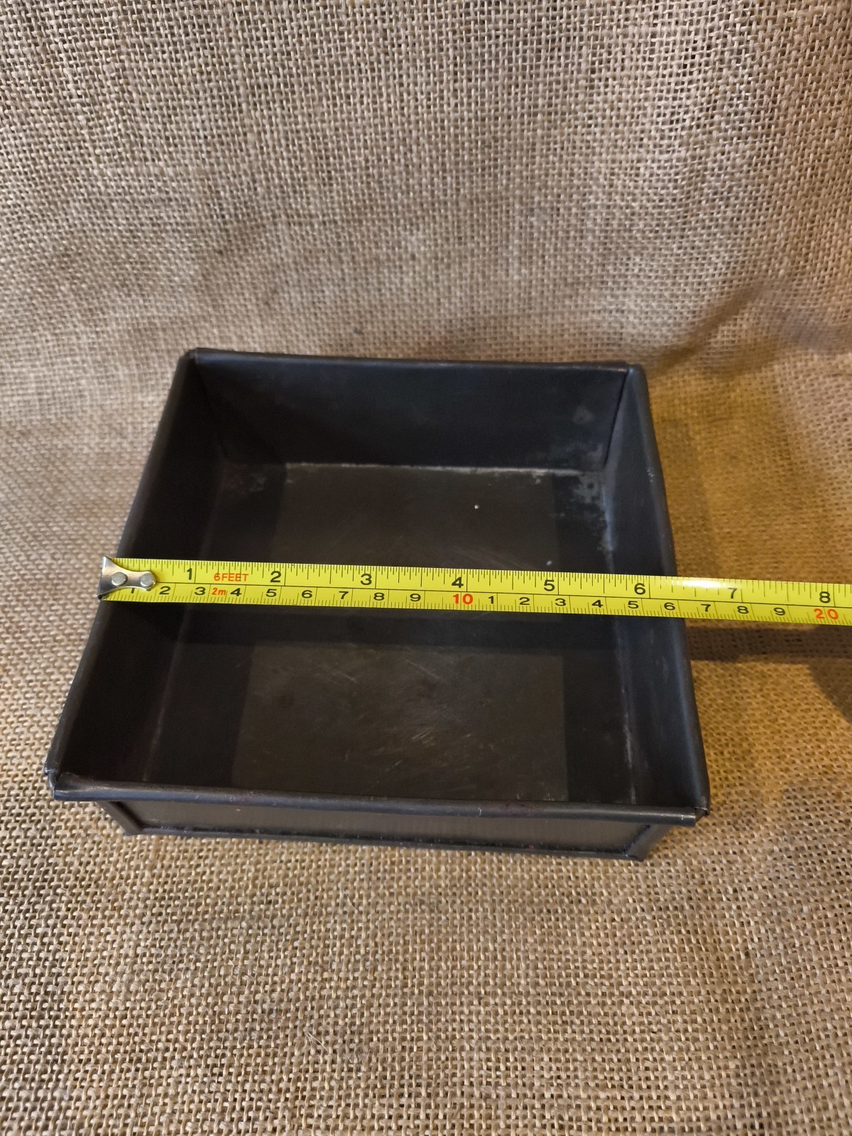 Industrial Green Metal Storage Tray Box Workshop Engineers Retro Vintage TV Prop