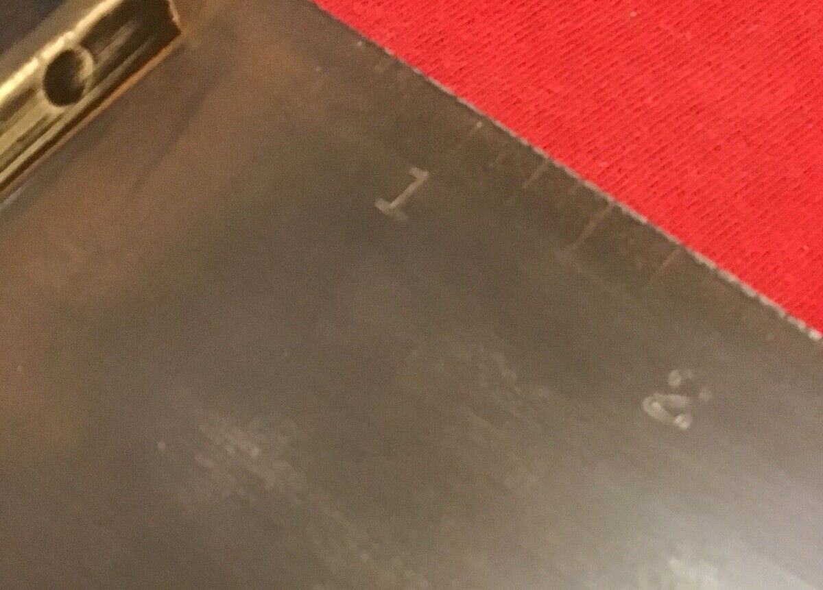 Antique Rosewood & Brass 7” X 12” Try Square , Has 1” Thru 12” Engraved, No Mfg