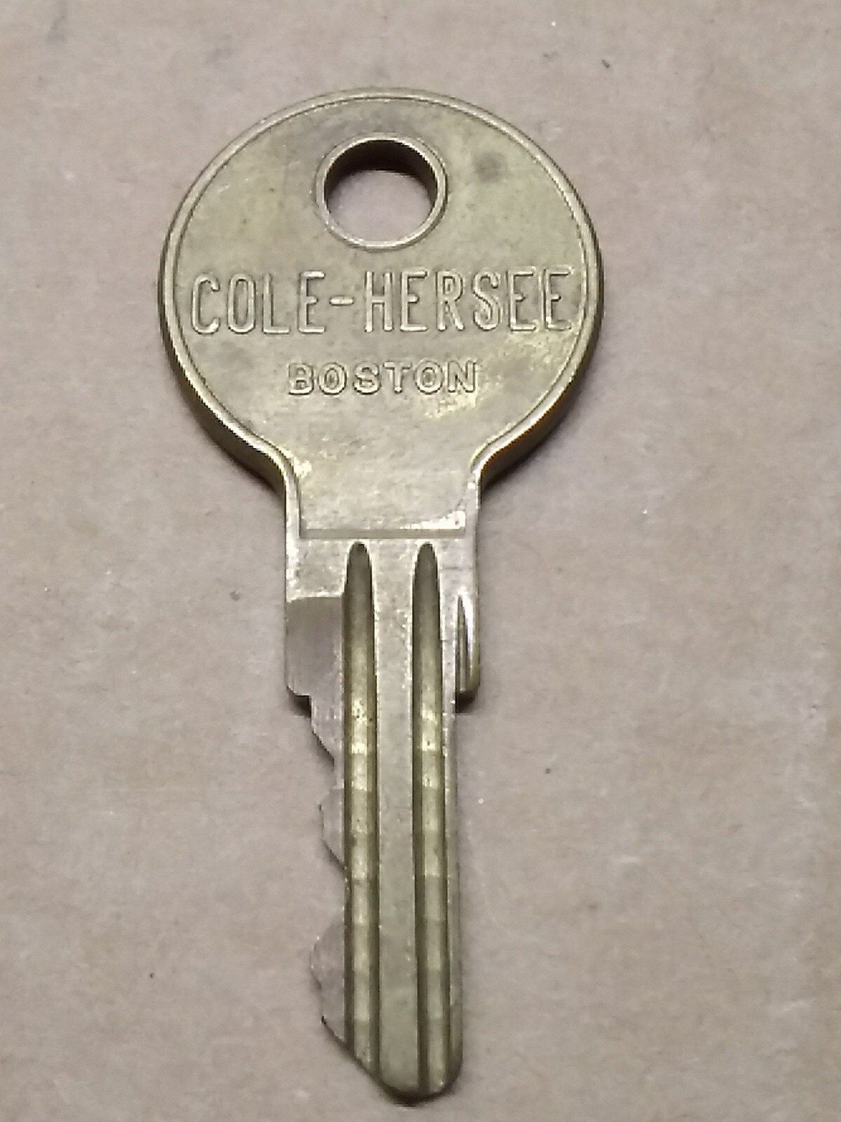 COLE HERSEE # CH501 CH 510 – House Trunk Padlock Cam Lock Key USA Antique