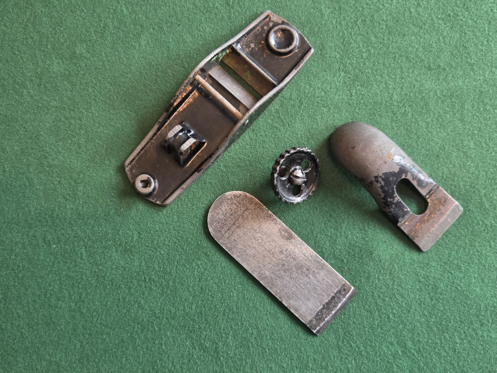 VINTAGE SARGENT #106 V-B-M BLOCK PLANE MADE IN NEW HAVEN CT. USA