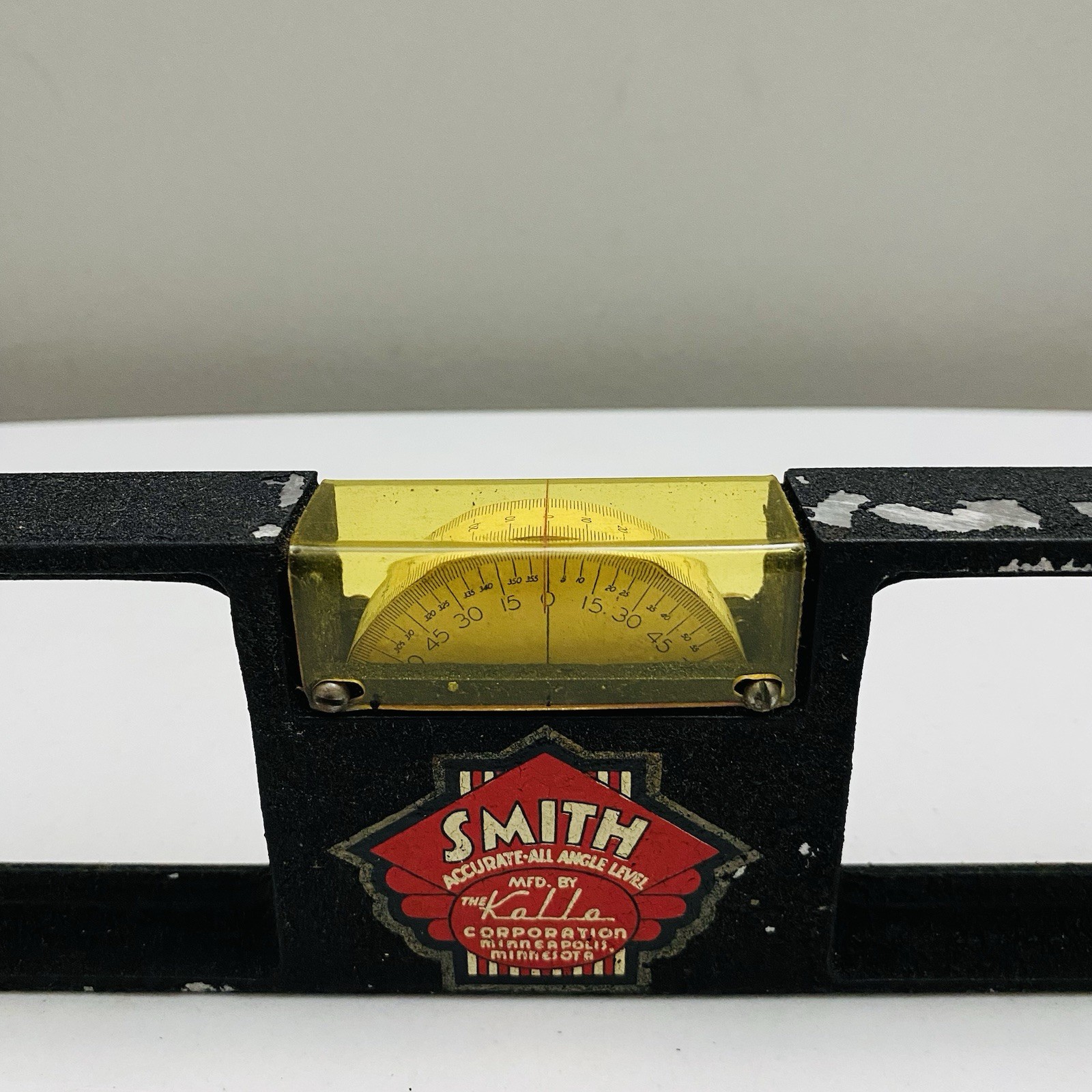 Vintage Smith Accurate All Angle Aluminum Level w/ Box Mfd. by Kalla Corp USA