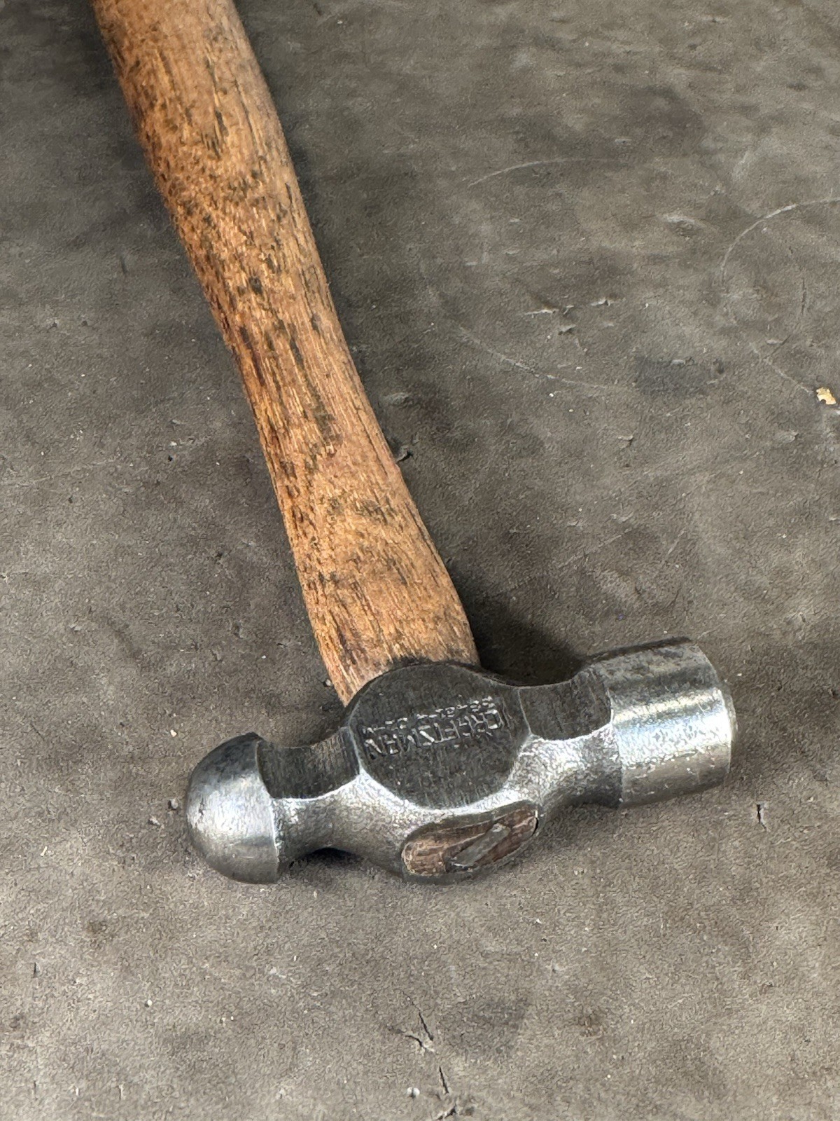 Vintage Craftsman 38461 4 Oz. Ball Peen Hammer Professional Mechanic Made In USA