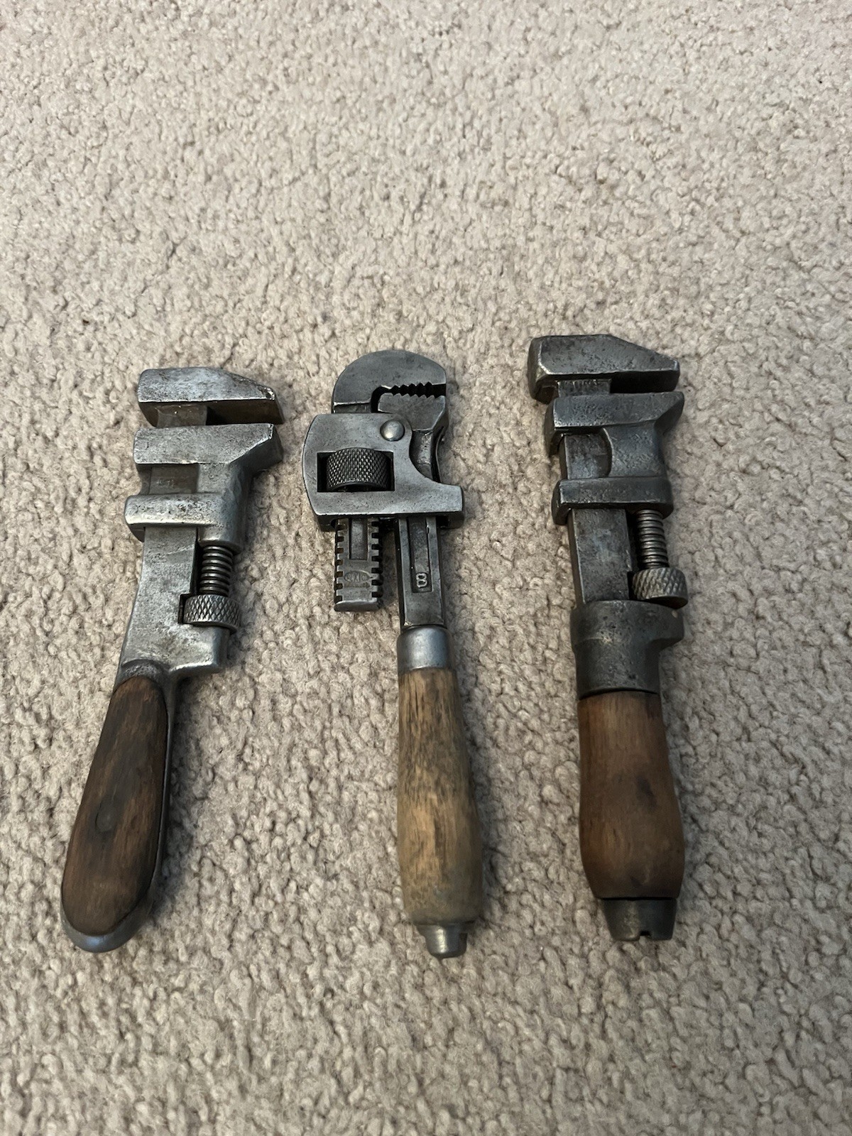 Antique Wood Handle Wrenches