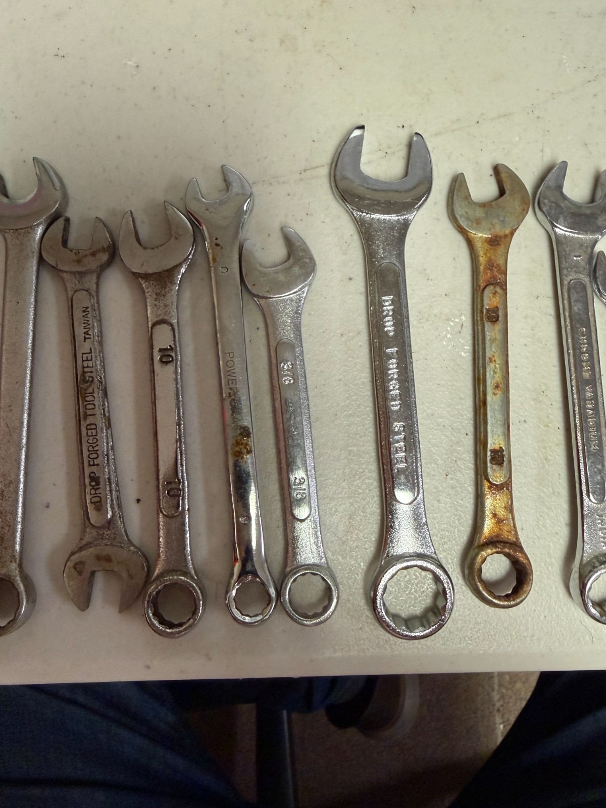 Lot Of 20 Assorted Sizes Wrenches w/Craftsman Drop Forged (7)