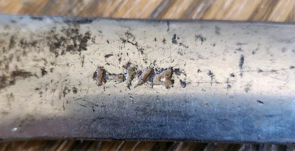 Antique HUGHES 1-1/4″ Wrench 16.5 Inches Long Large Tool