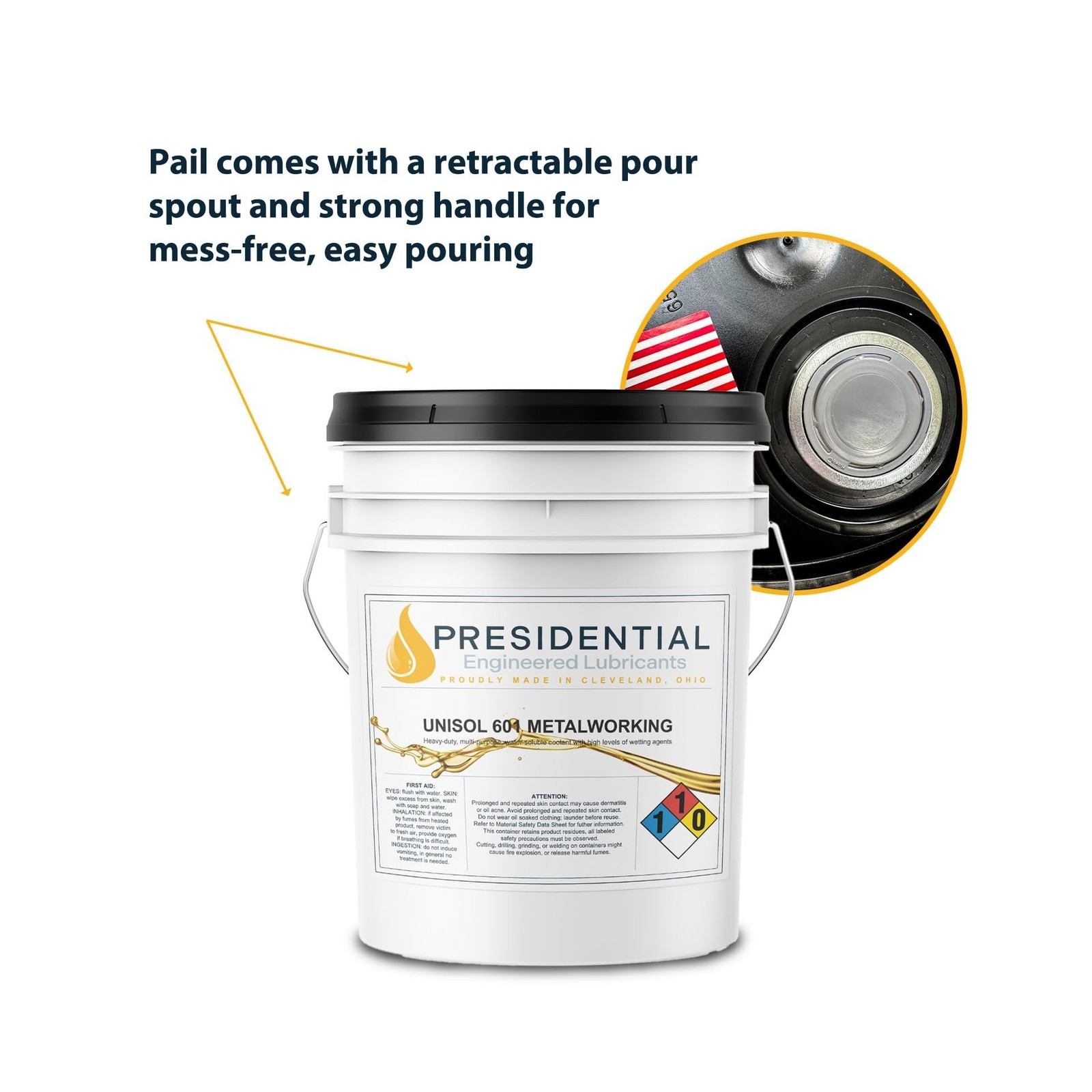 Presidential Unisol 601 Metalworking – Heavy Duty & Water Soluble Machining C…