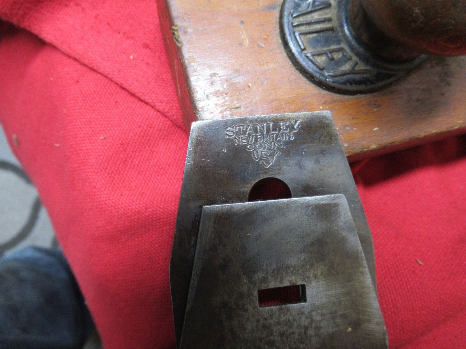 Stanley 27 Wood Bottom Plane,knob Assy(ONLY)low,Hardwood,~GD+🤠S7.3.22R