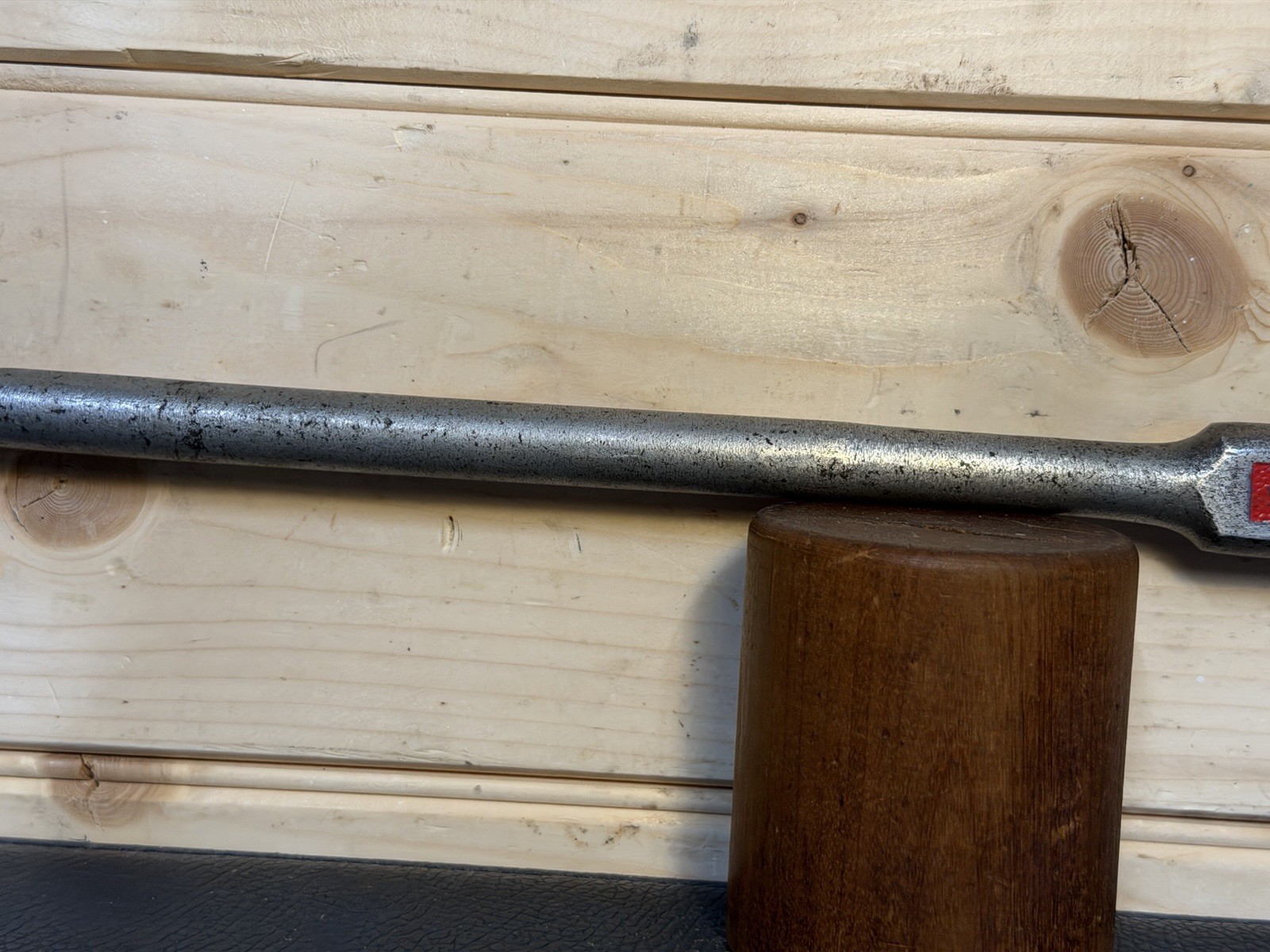 Vintage Plomb 5467 1/2” Breaker Bar Flex Head Pebble Finish Made in USA 16” BE