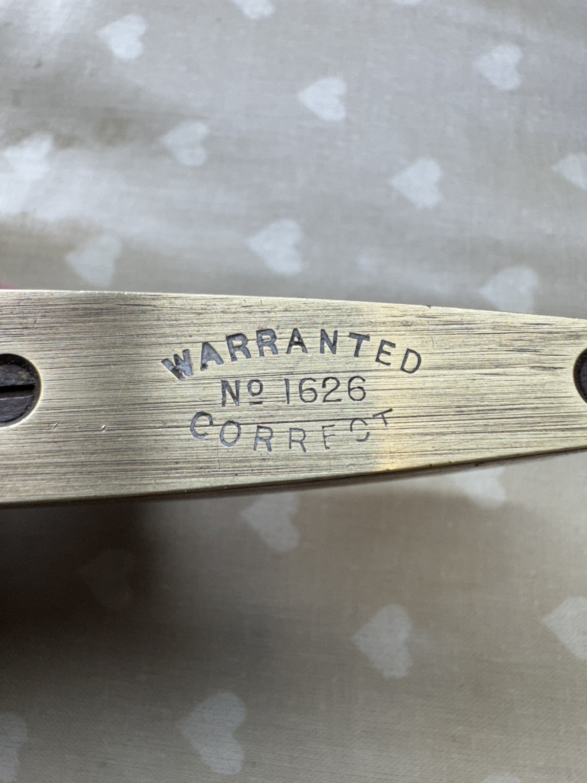 Vintage Spirit Level Brass and Wood Dual Window J Rabone & Sons #1626 Birmingham