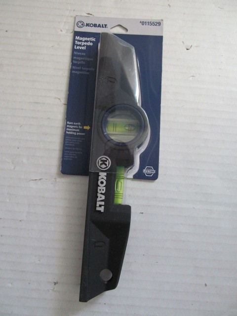 Kobalt Magnetic Torpedo Level KBT035M, Heavy Metal Frame