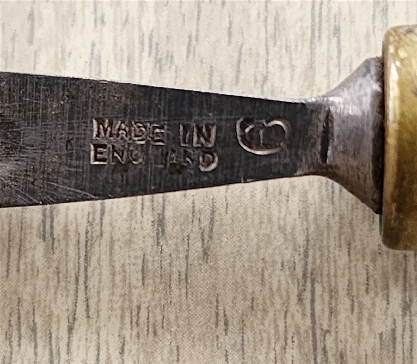 VINTAGE HENRY TAYLOR ACORN No. 6 WOODWORKING TOOL TANG MARKS SHEFFIELD ENGLAND