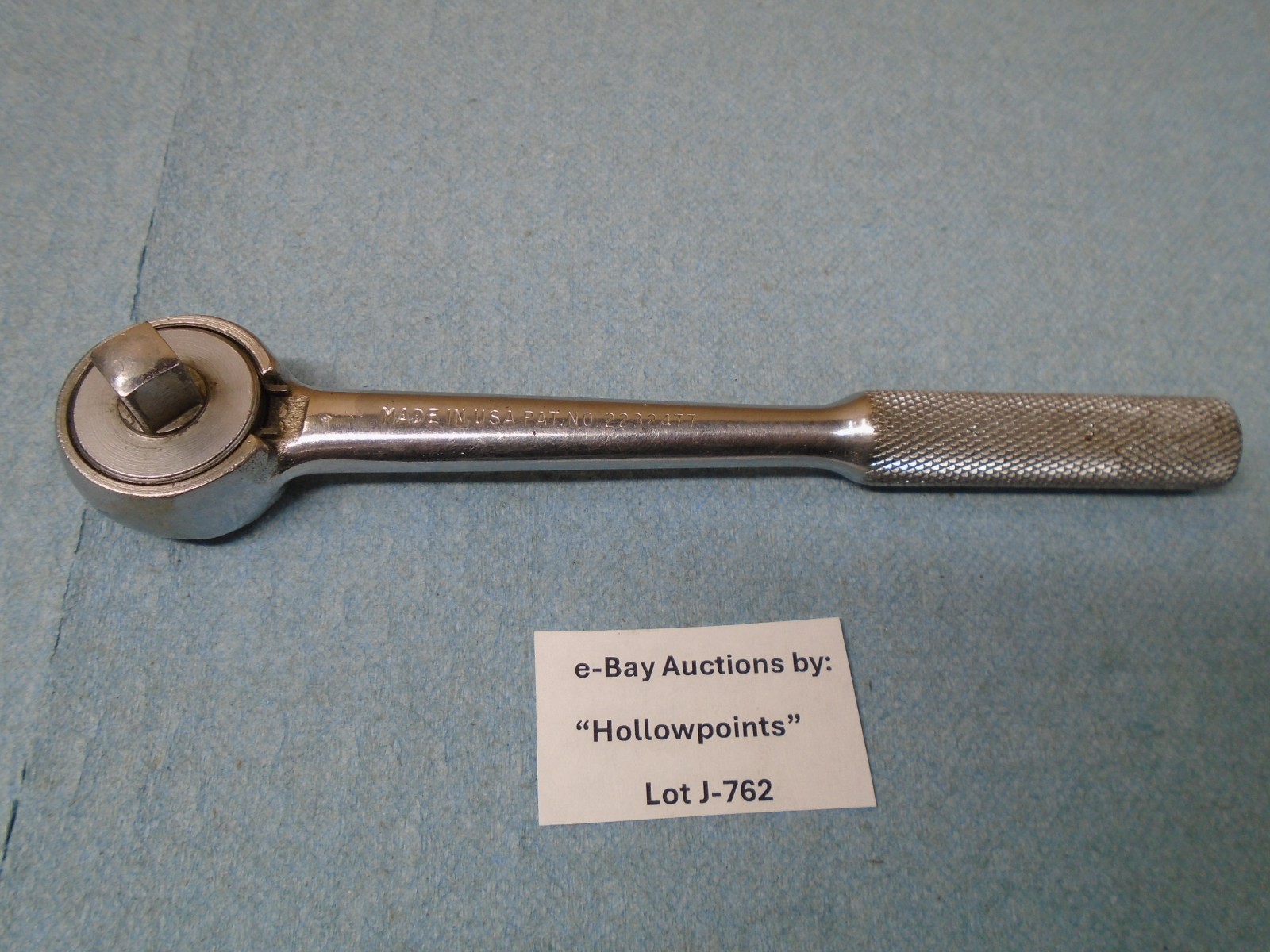 S-K Wayne USA vintage No. 45170 Ratchet 3/8 ” drive SK 7-1/2″ Long J762