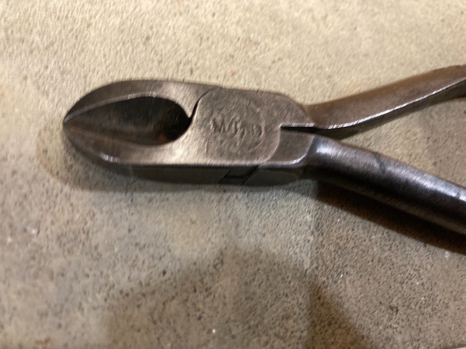 Vintage Kraeuter No. 6015 1/2 Cutting Wire Cutters Tooled ornate handles