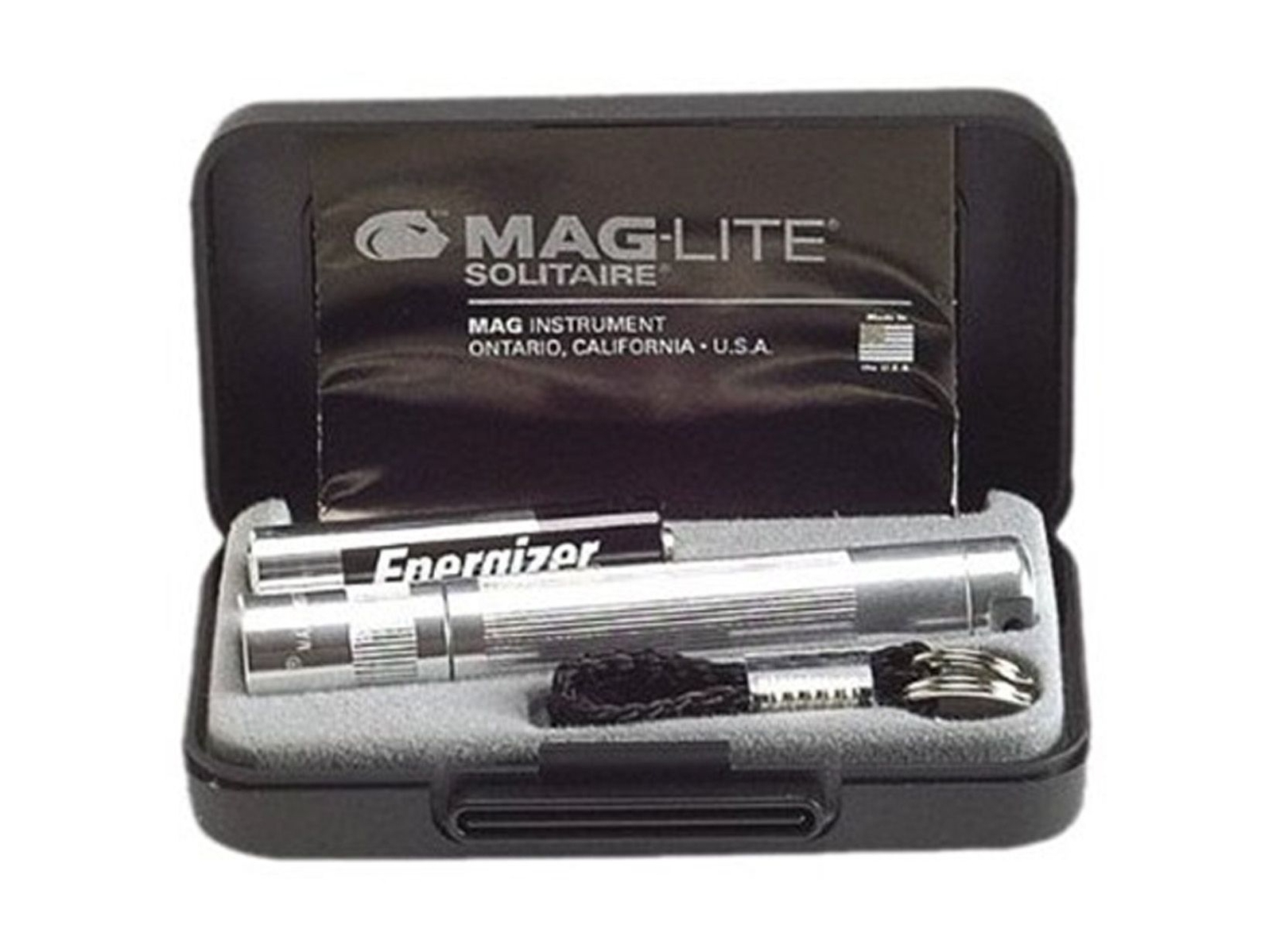 Mag Instrument MagLite Solitaire AAA Red Flashlight – Presentation Box: K3A032