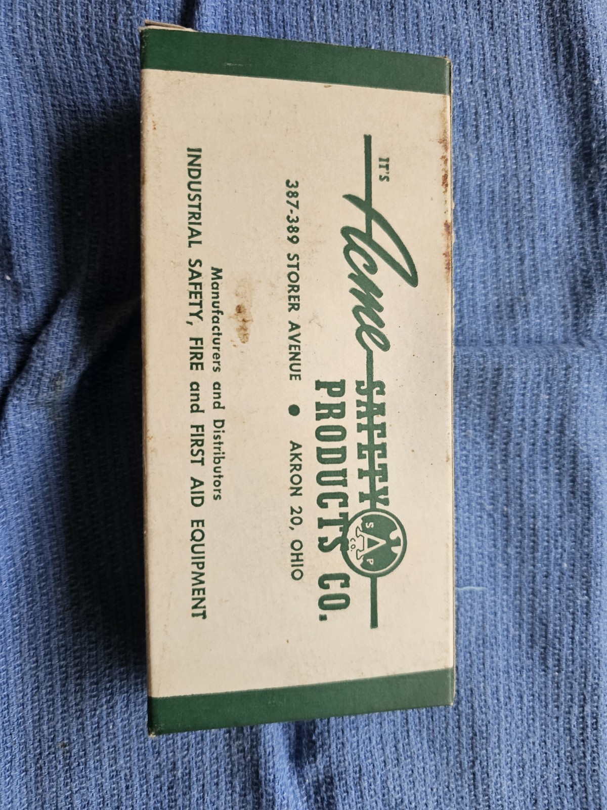 Vintage Sellstrom Horn-Rimmed Adjustable Folding Safety Glasses