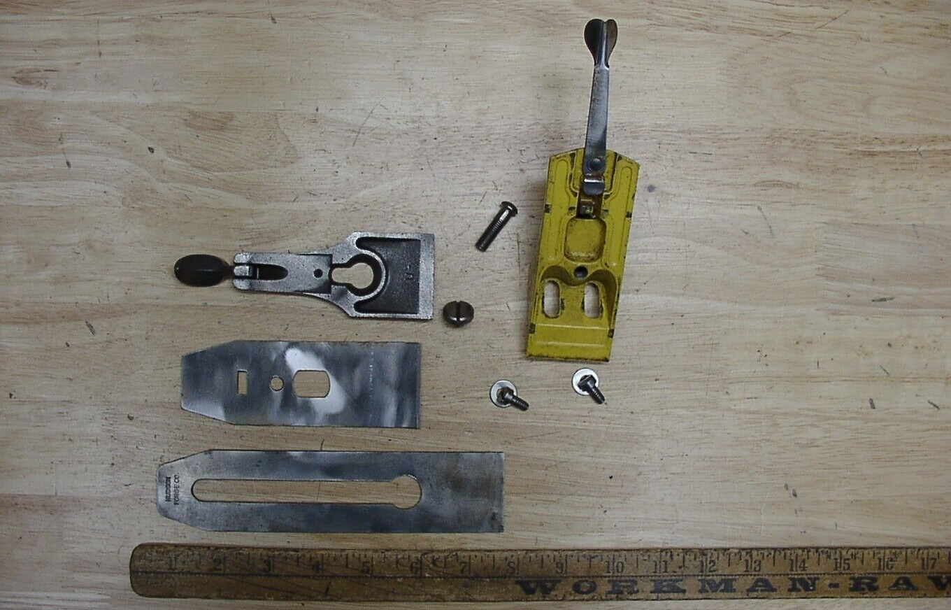 Old Used Tools,Vntg Hudson Forge Plane,2-1/8″ X 9-1/4,Intact W/EXC Handles,XLINT