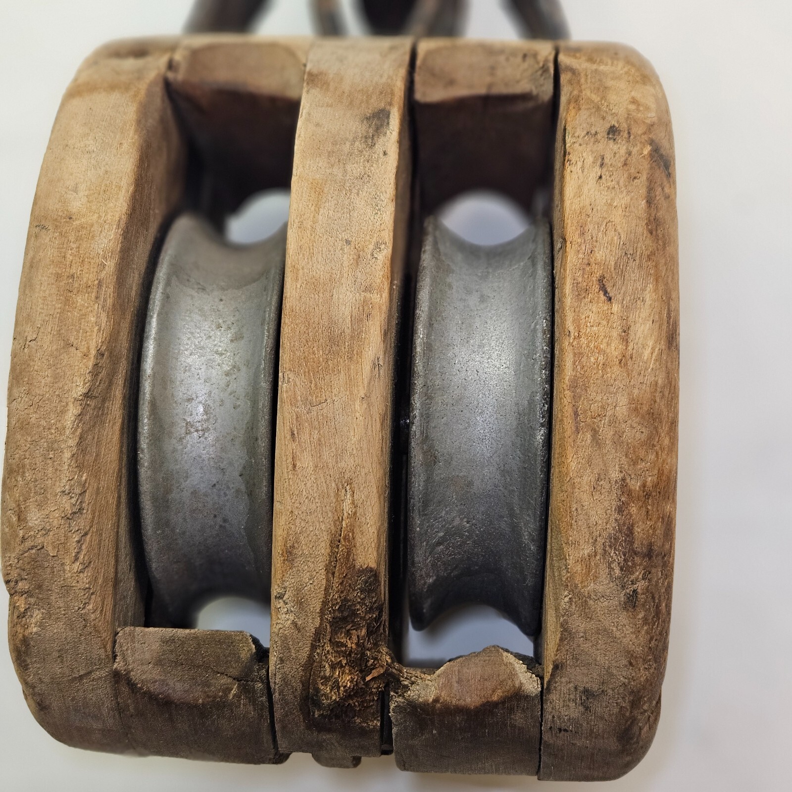 Vintage 1930s-40’s Boston and Lockport Block & Tackle Pulley-12″X5″X4″-
