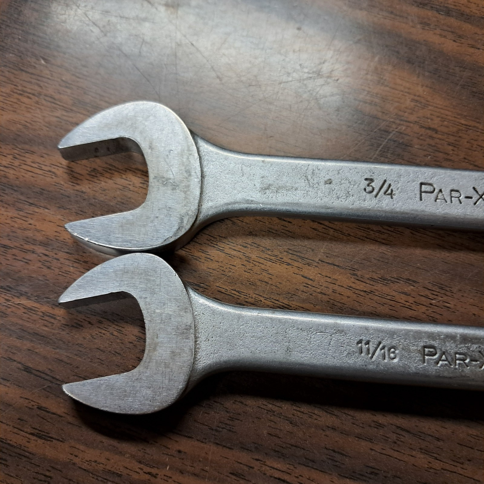 Qty 4 PAR-X (Snap On) Open End Wrenches 3/8 to 13/16