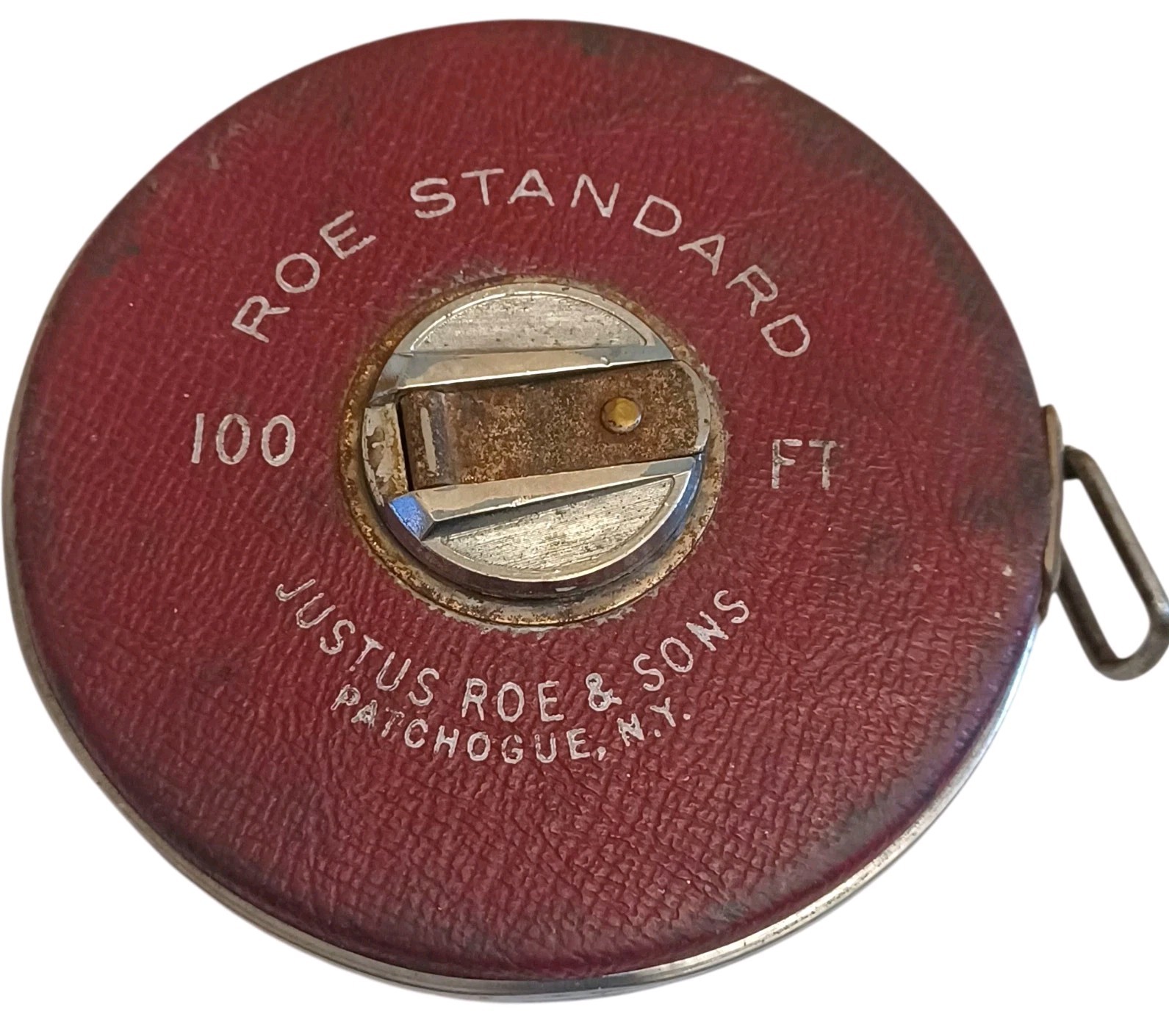 Roe Standard 100 ft Justus Roe Sons Made in USA Tape Measure