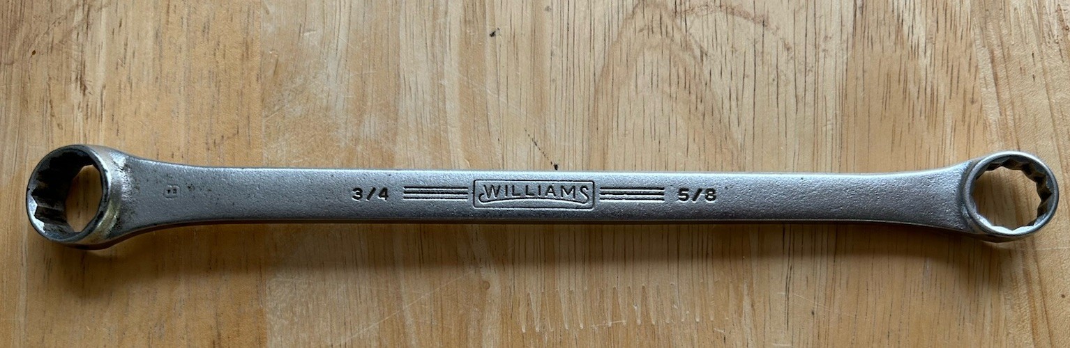 Williams 7729 Superrench Box End 5/8″ x 3/4″ USA