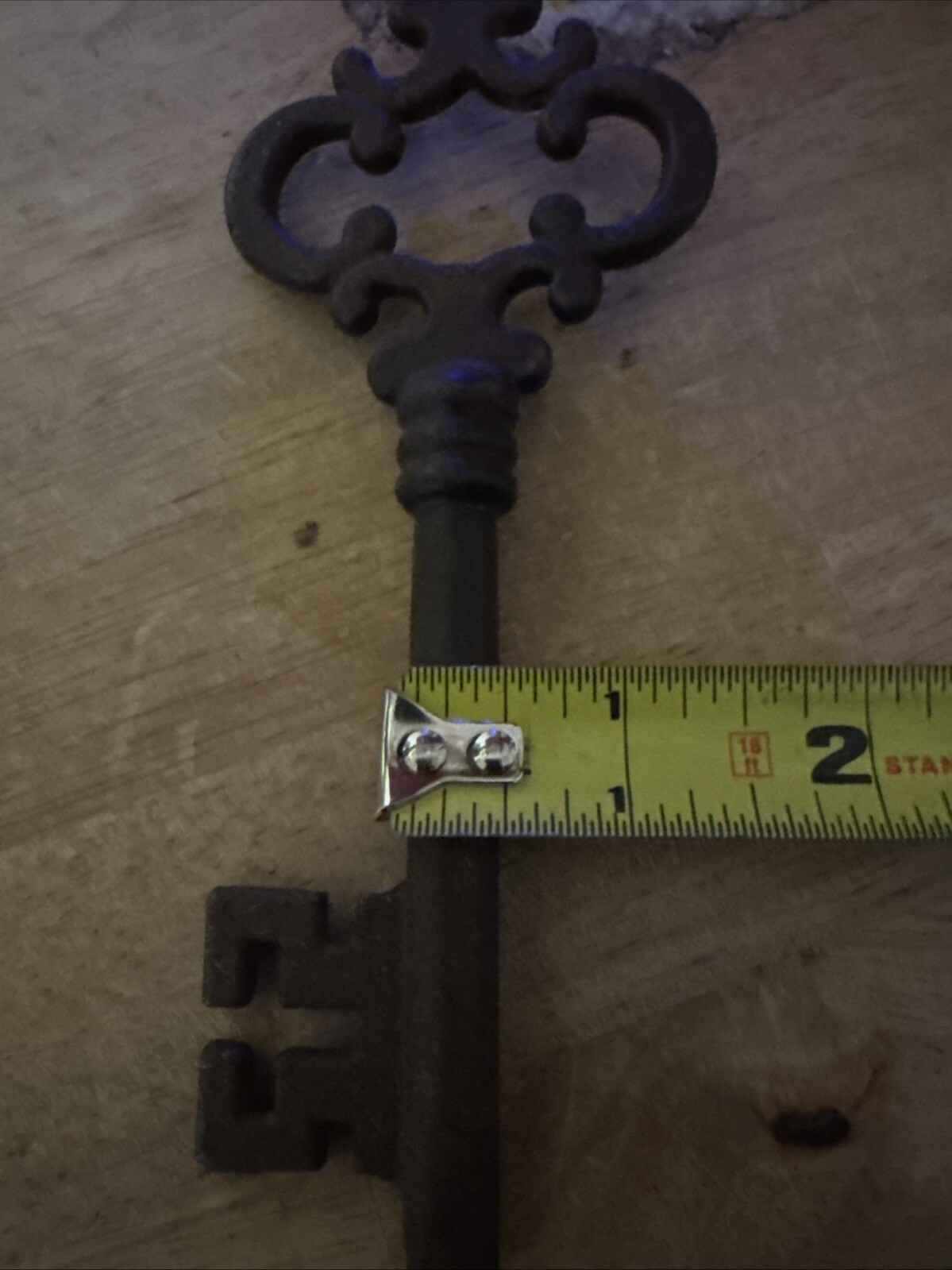 Victorian Master Cast Iron Skeleton Key Collector Man Cave Patina Cathedral GIFT