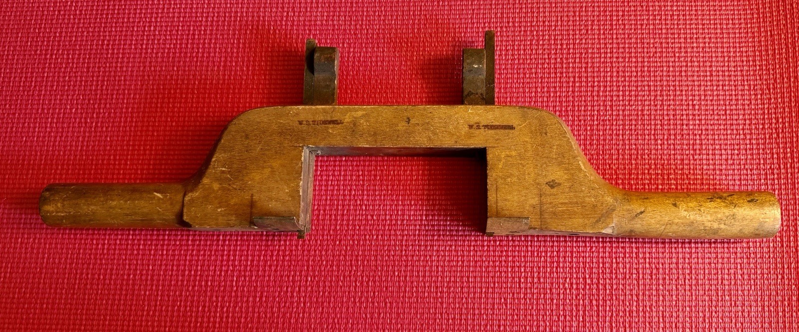 Antique 20″ Coach Maker’s Double Pistol Router Plane