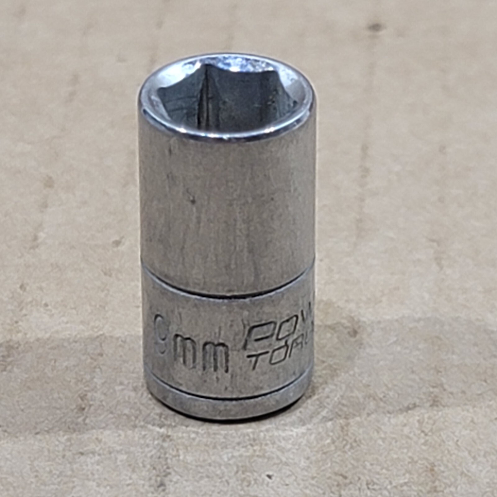 Vintage Power Torque 9mm Socket 6 point 1/4″ Drive GM8137