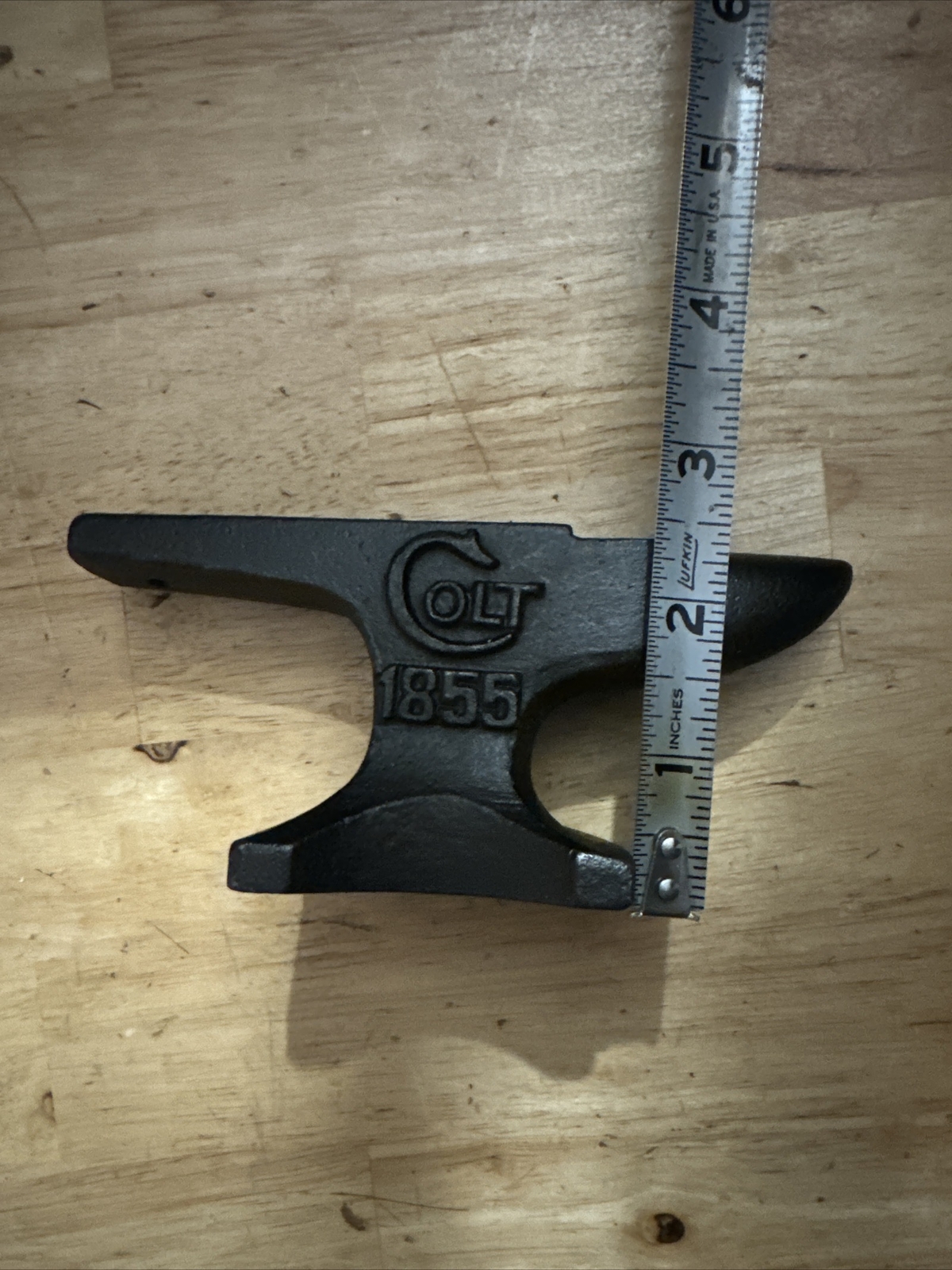 Colt Firearms Anvil Blacksmith Solid Metal Cast Iron GUNSMITH Paperweight Welder