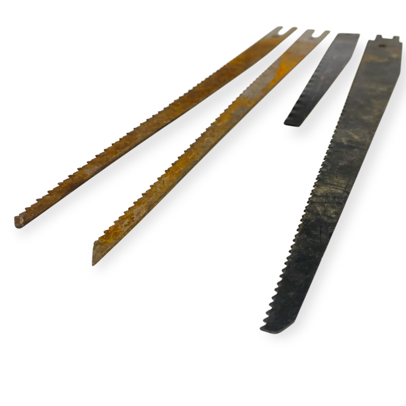 Vintage 7 in and 12 in Mixed Reciprocating Saw Blades, 4 Pcs