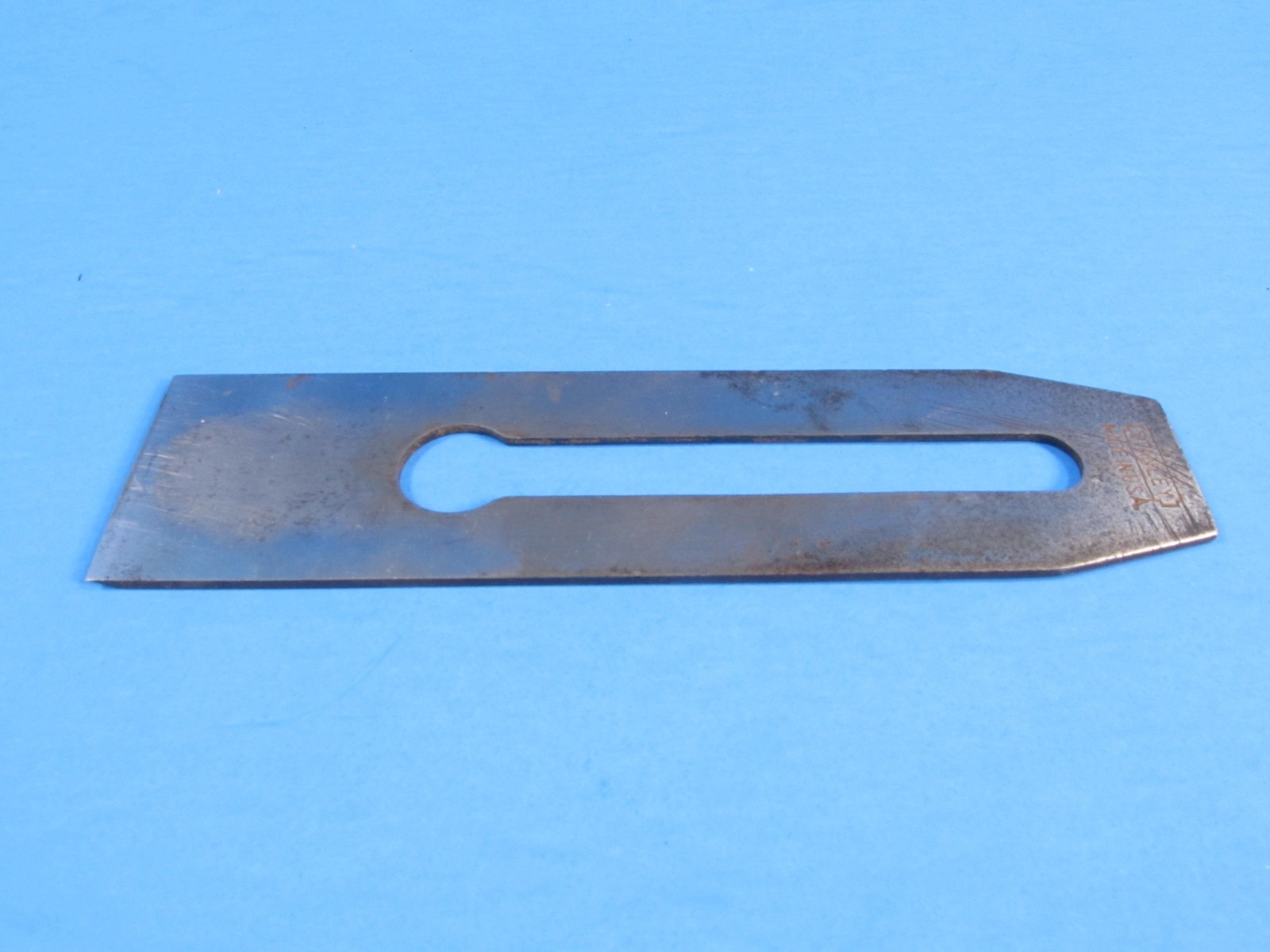 parts – 1-5/8″ iron blade cutter for Stanley No 2 size wood plane dated 1935