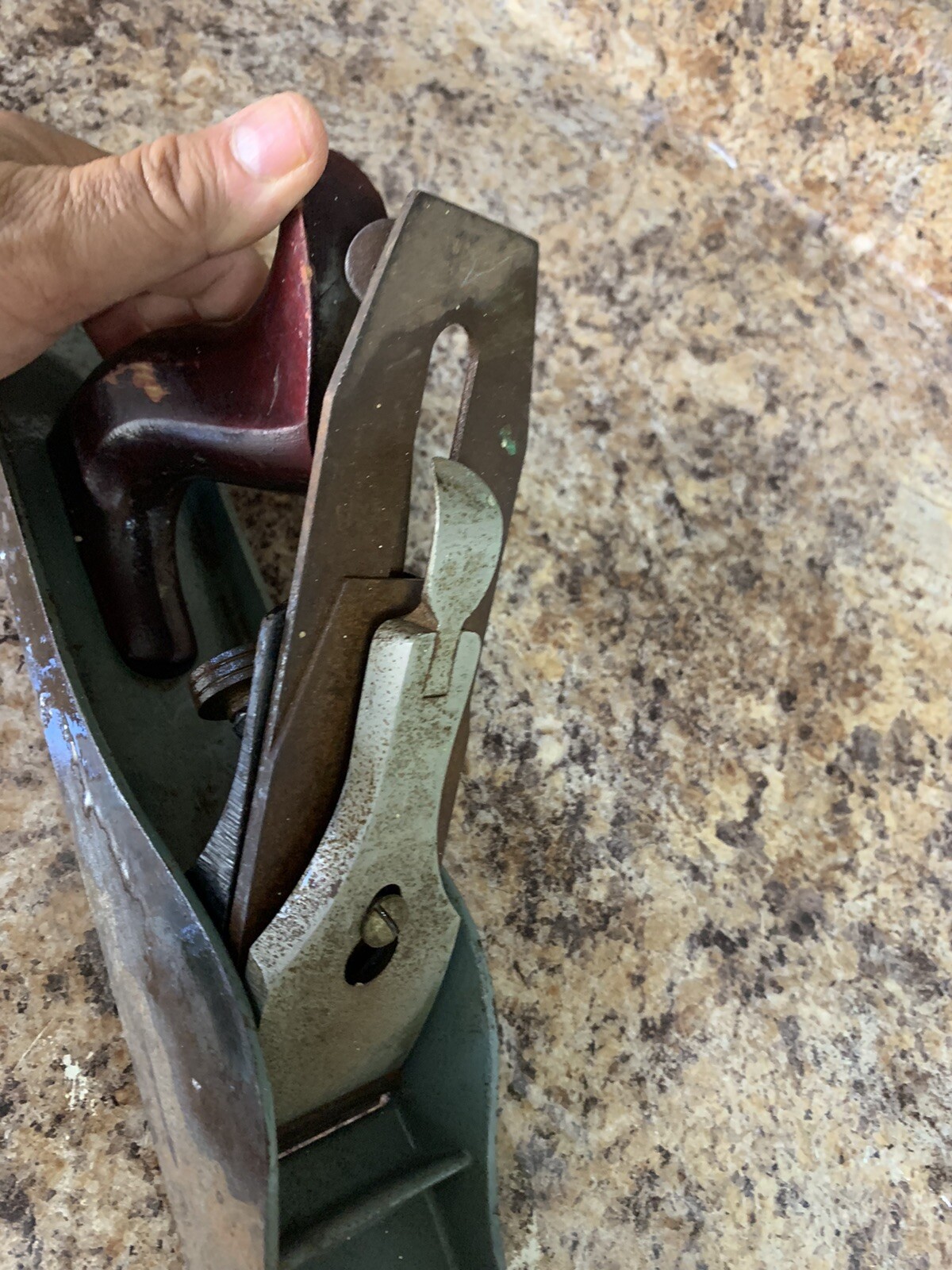 Vintage DEFIANCE By Stanley 14 ” wood plane, iron solid tool
