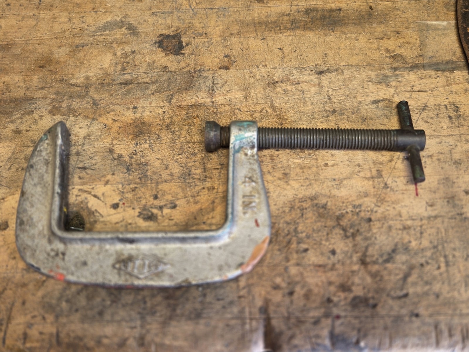VTG Littco 40 aluminum C-clamp USA Super Strength Alloy 4″