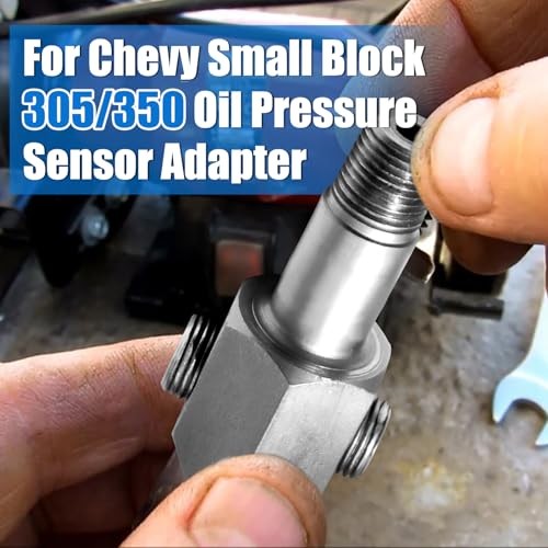 Oil Pressure Sensor Thread Adapter for Chevy Small Block Engines 305 350